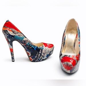 Shï Platform Stiletto Heels Size 8.5